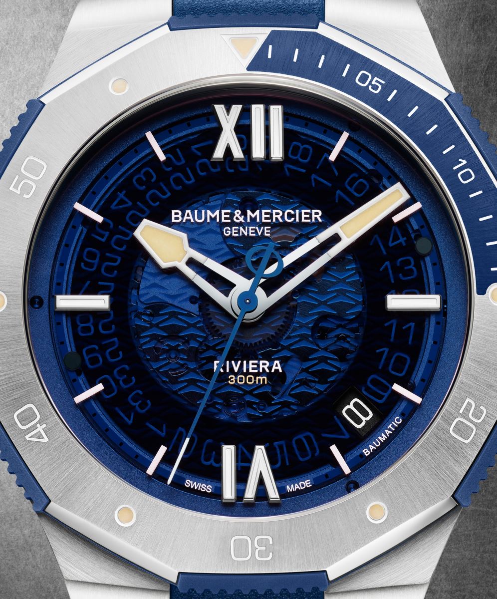 Baume & Mercier kỷ niệm 50 năm thành lập Riviera với Riviera 39mm và Riviera Azur 300m